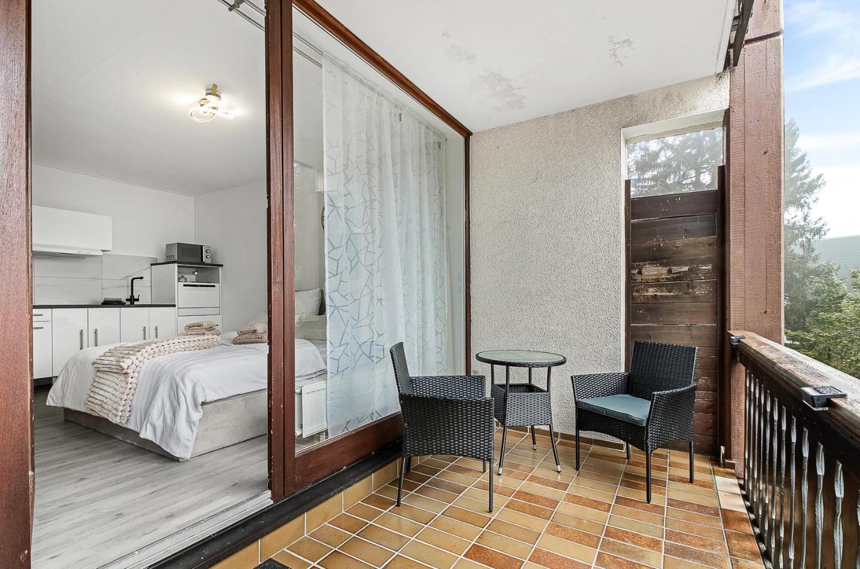Apartment Cosy - An Skipiste Und Bikepark Winterberg Bagian luar foto
